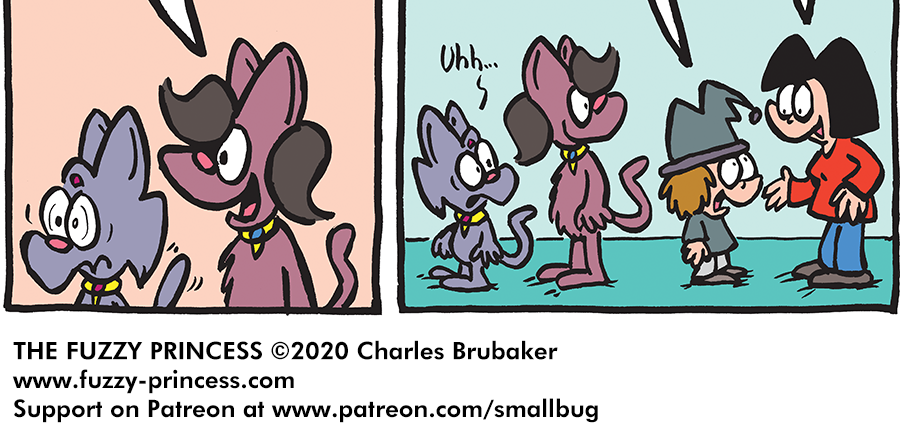 The Fuzzy Princess - Episode 570, Page 1: 2020-05-08-Trip Suggestion